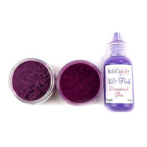 3D-Flock Dimensional Glue & Flock Set - Purple