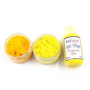 3D-Flock Dimensional Glue & Flock Set - Yellow