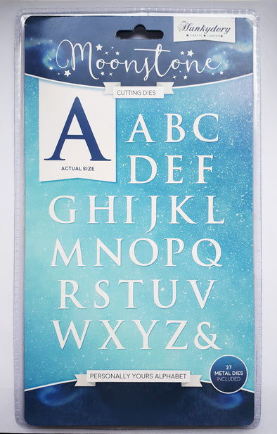Hunkydory Moonstone Cutting Dies - Personally Yours Alphabet