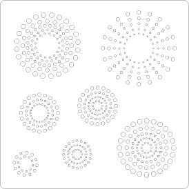 Concentric Circles Stencil