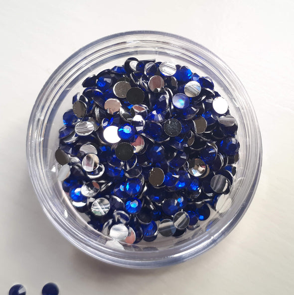 Sapphire Blue Flat Back Gems