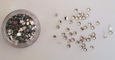 Silver Flat Back Gems