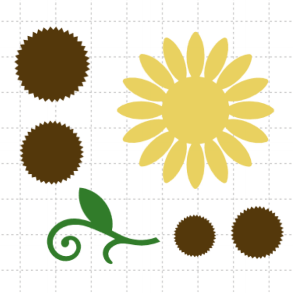 Sunflower Cutting File